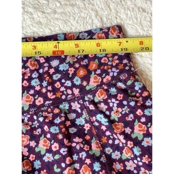 Denim & CO ACTIVE Women Floral Pocket Leggings Pants Stretch Pull on Size 1XP - Picture 5 of 7